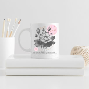 Blume der zodiakischen Geburt Monat Geburtstag Kaffeetasse