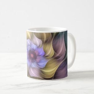 Blume des atemberaubenden Fraktals Kaffeetasse