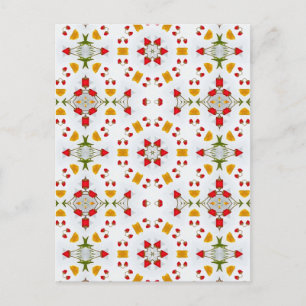 Blume des Atomkerns Vintag Postkarte