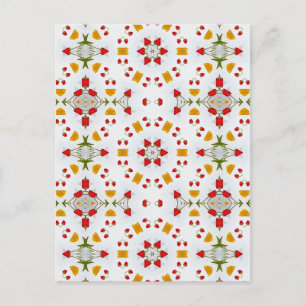 Blume des Atomkerns Vintag Postkarte