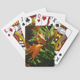 Blume des Bird of Paradise Spielkarten