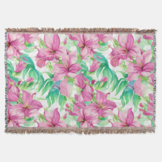 Blume des Blumenmusters Puakenikeni Decke