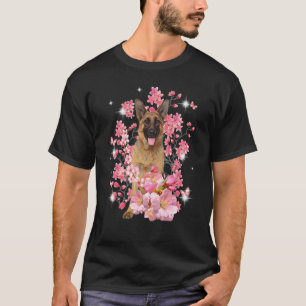 Blume des deutschen Hirten Cherry Blossom T-Shirt