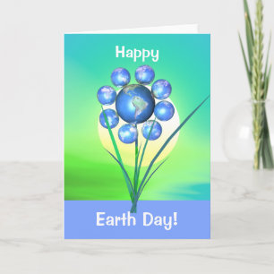 Blume des Earth Day Karte