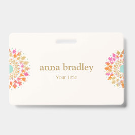 Blume des farbenfrohen Blütenlotus Ausweis