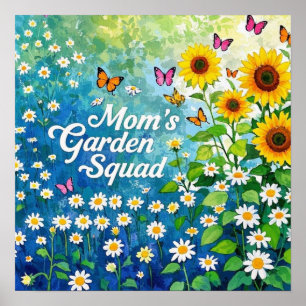 Blume des Gartenviertels Poster