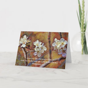 Blume des Glaubens Blossom Hello Thoughts Card Karte