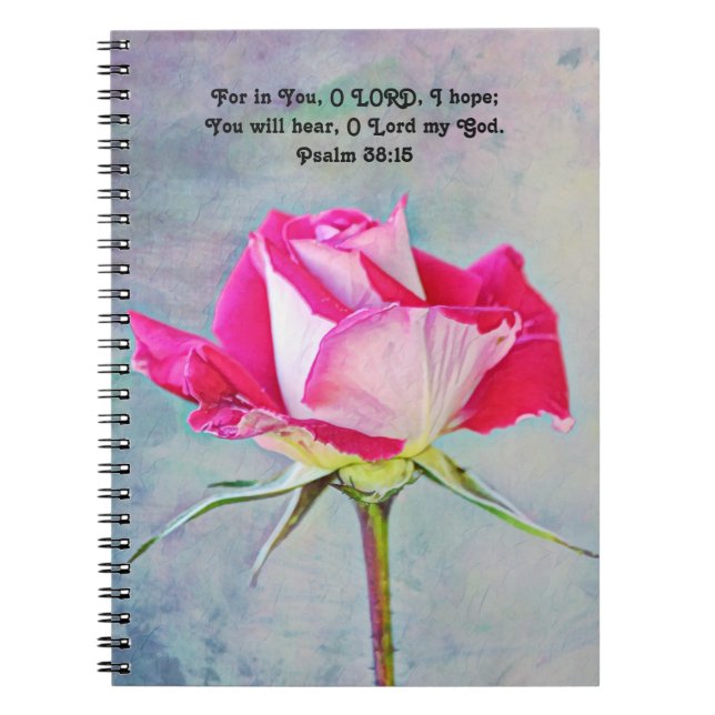 Blume des Glaubens Rose Hope Prayer Journal Notizblock (Vorderseite)