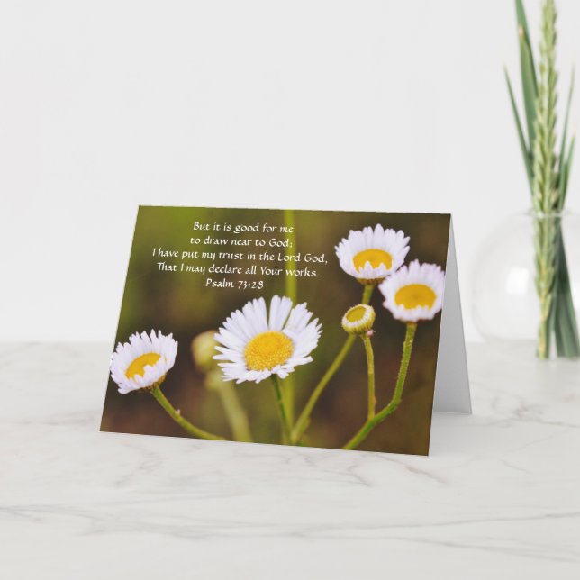 Blume des Glaubens Tiny Blume Note Card Karte (Vorderseite)