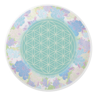 Blume des grünen Lebens, Keramikknauf