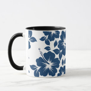 Blume des Hawaiianischen Blauen Hibiskus Tasse