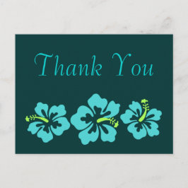 Blume des hawaiianischen Hibiskus Postkarte