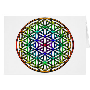 Blume des heiligen Geometriesymbols des Lebens