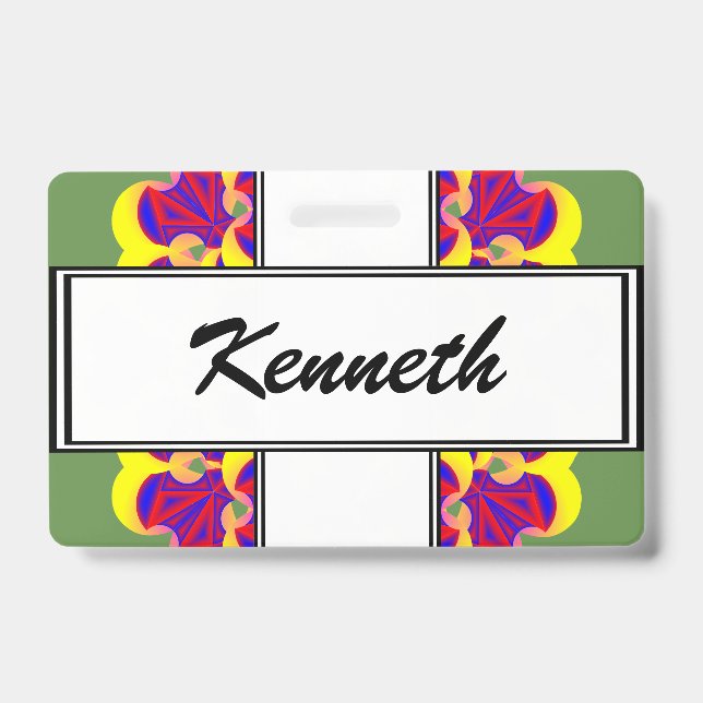 Blume des Herzens von Kenneth Yoncich Ausweis (Vorderseite)