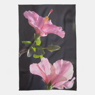 Blume des Hibiskus in Profil Küchentuch