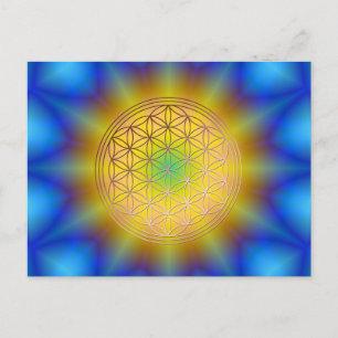 Blume des Humbug Motiv 10 Postkarte