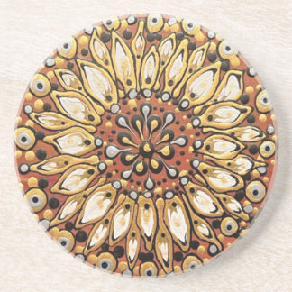Blume des Landes auf Zeder Getränkeuntersetzer