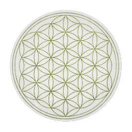 Blume des Leben-Kristallgitters (V-Sprössling) Schneidebrett