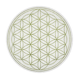 Blume des Leben-Kristallgitters (V-Sprössling) Schneidebrett