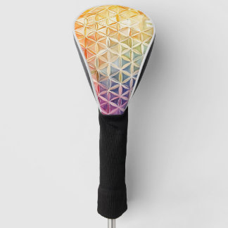 Blume des Lebens - Aquarellmalerei Golf Headcover