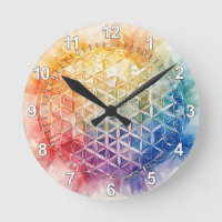 Blume des Lebens - Aquarellmalerei