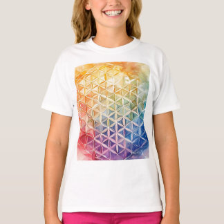 Blume des Lebens - Aquarellmalerei T-Shirt