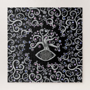 Blume des Lebens - Augentropfen Puzzle