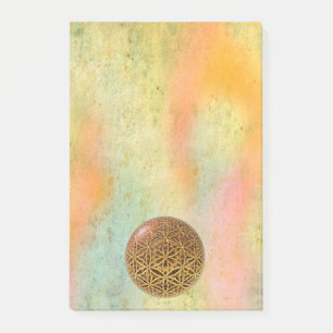 Blume des Lebens / Blume des Lebens - Ballgitter G Post-it Klebezettel