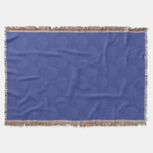 Blume des Lebens / Blume des Lebens - Muster blau Decke