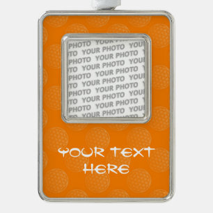 Blume des Lebens / Blume des Lebens - Muster orang Rahmen-Ornament Silber