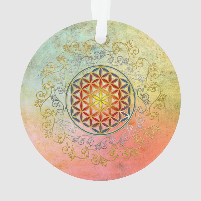 Blume des Lebens / Blume des Lebens - Ornament IV  (Rückseite)