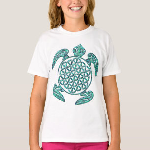 Blume des Lebens / Blume des Lebens Schildkröte T-Shirt
