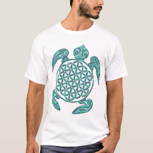 Blume des Lebens / Blume des Lebens Schildkröte T-Shirt