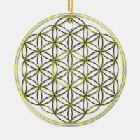 Blume des Lebens Blume des Lebens Silberes Gold
