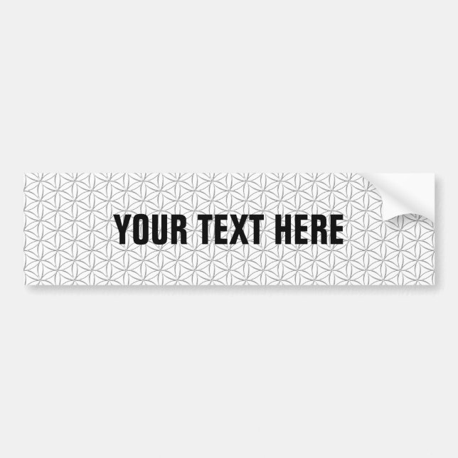 Blume des Lebens / Blume des Lebens - Silbermuster Autoaufkleber (Vorne)