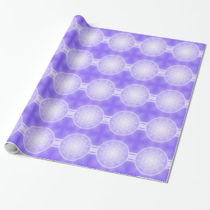 Blume des Lebens / Blume des Lebens - weißes Trans Geschenkpapier
