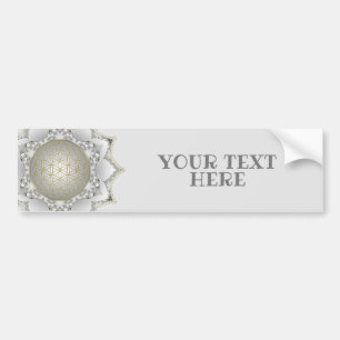 Blume des Lebens - Blüten Mandala 1 Autoaufkleber