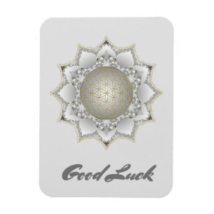Blume des Lebens - Blüten Mandala 1 Magnet