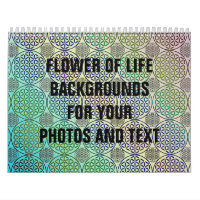 Blume des Lebens - Briefmarke Grunge Muster 2