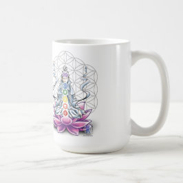 Blume des Lebens, chakra, Göttinklassiker-Tasse Tasse