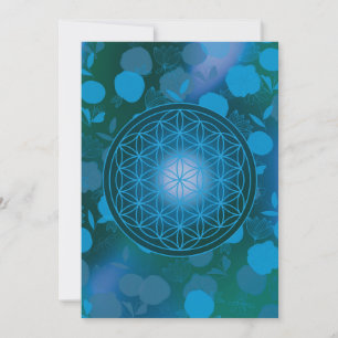 Blume des Lebens, Chakra, Zen, Einladung