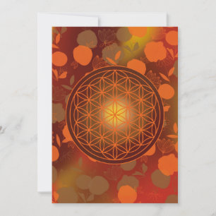 Blume des Lebens, Chakra, Zen, Einladung