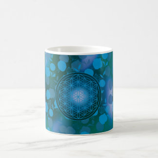 Blume des Lebens, Chakra, Zen, heilige Geometrie, Kaffeetasse