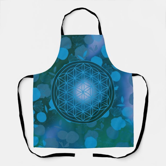 Blume des Lebens, Chakra, Zen, Schürze (Vorderseite)
