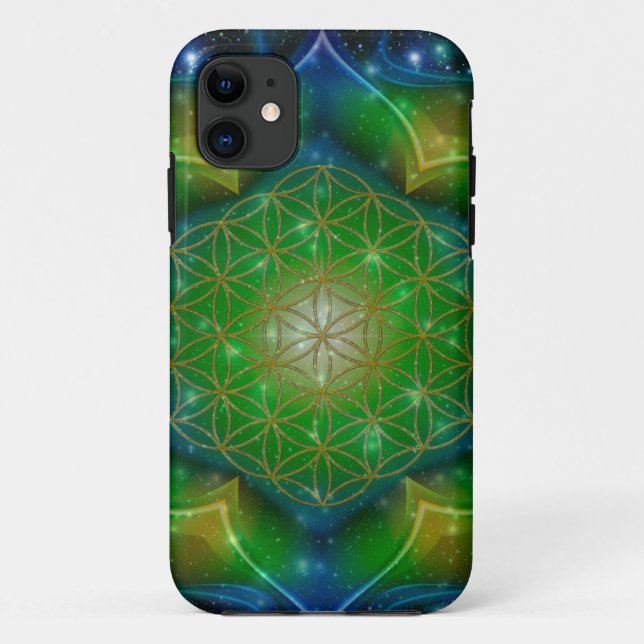 BLUME des Lebens/des Lebens des Lebens Mandala / P Case-Mate iPhone Hülle (Rückseite)