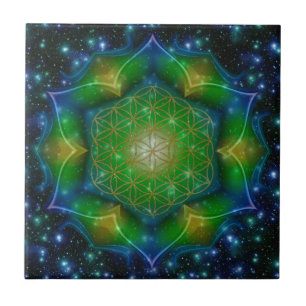 BLUME des Lebens/des Lebens des Lebens Mandala / P Fliese