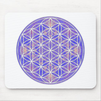 Blume des Lebens (Farbe 3) Mousepad