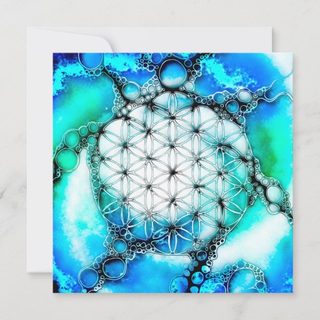 Blume des Lebens - farbenfroh 2 (Vorderseite)