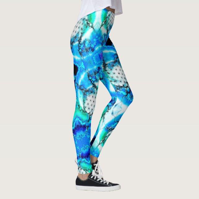 Blume des Lebens - farbenfroh 2 Leggings (Rechts)
