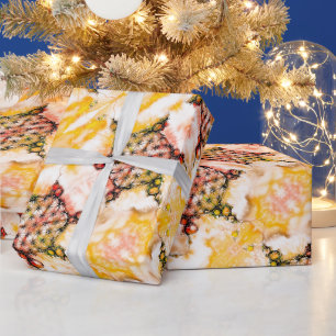 Blume des Lebens - farbenfroh 4 Geschenkpapier